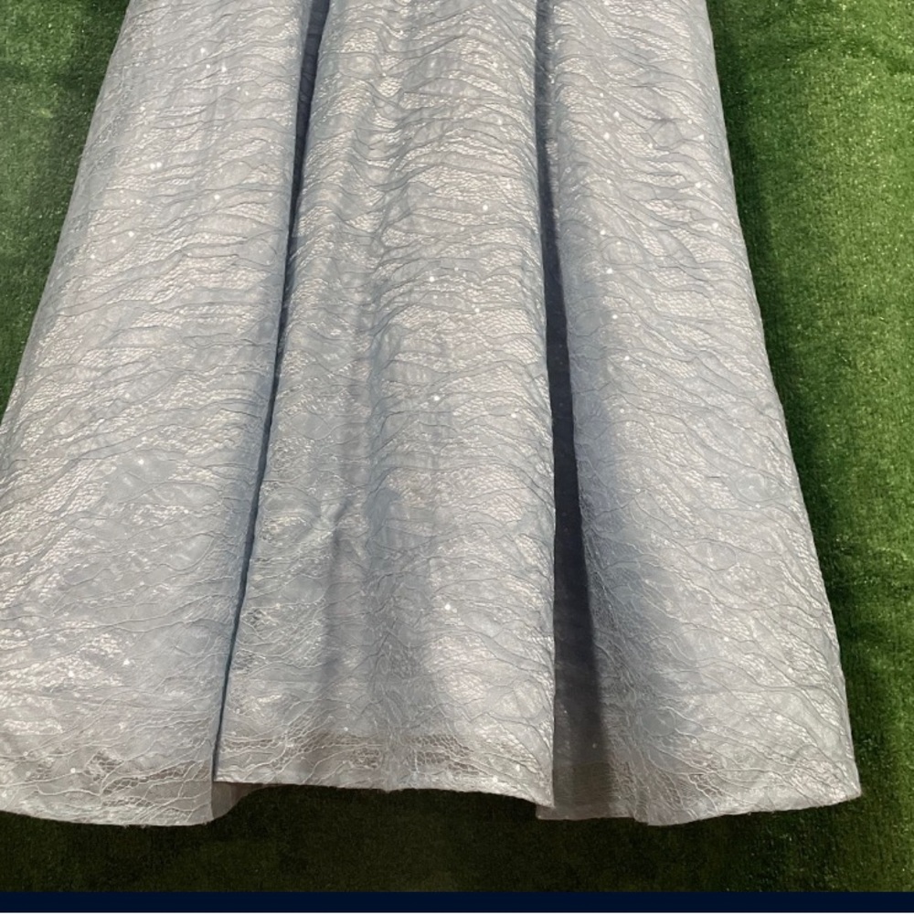 Light Blue Sparkly  Prom Dress